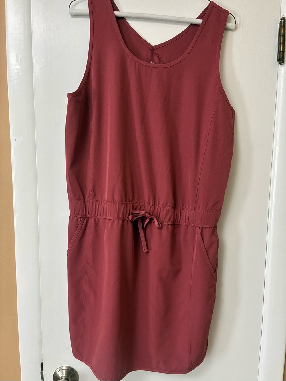 RBX Active Comeau Drawstring Waist Dress - Berry - Medium